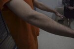 arms extended