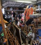 cluttered room