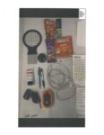 snacks, comb, keys and papers