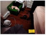 blood on floor of bedroom