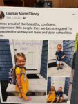 Social media post from Lindsay Clancy's account. (court exhibit)