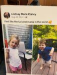 Social media post from Lindsay Clancy's account. (court exhibit)
