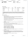 Toxicology report (court exhibit)