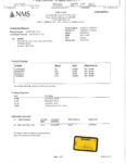 Toxicology report (court exhibit)