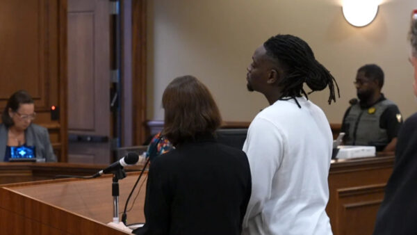Brandon Robinson in court
