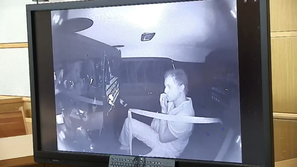 ‘Scraping his fingernails on his teeth to clean them’: Surgeon charged with killing attorney seen sucking his fingers in police car