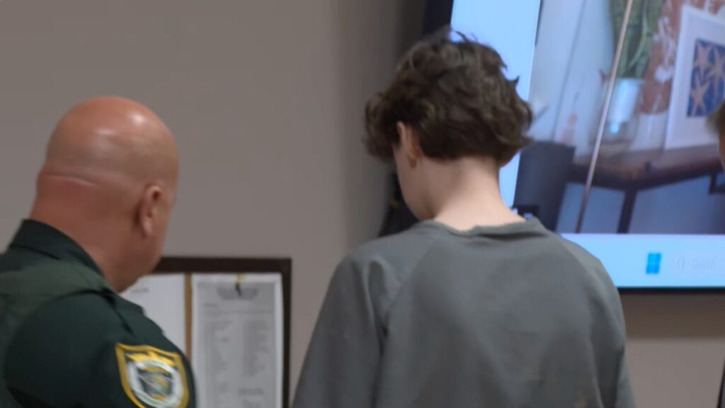 Teen who said 'welcome home' before gunning down mom and mom's boyfriend pleads guilty