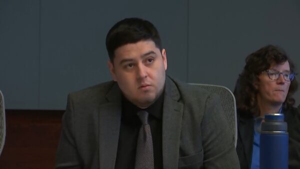 Miguel Salguero-Olivares sits in court