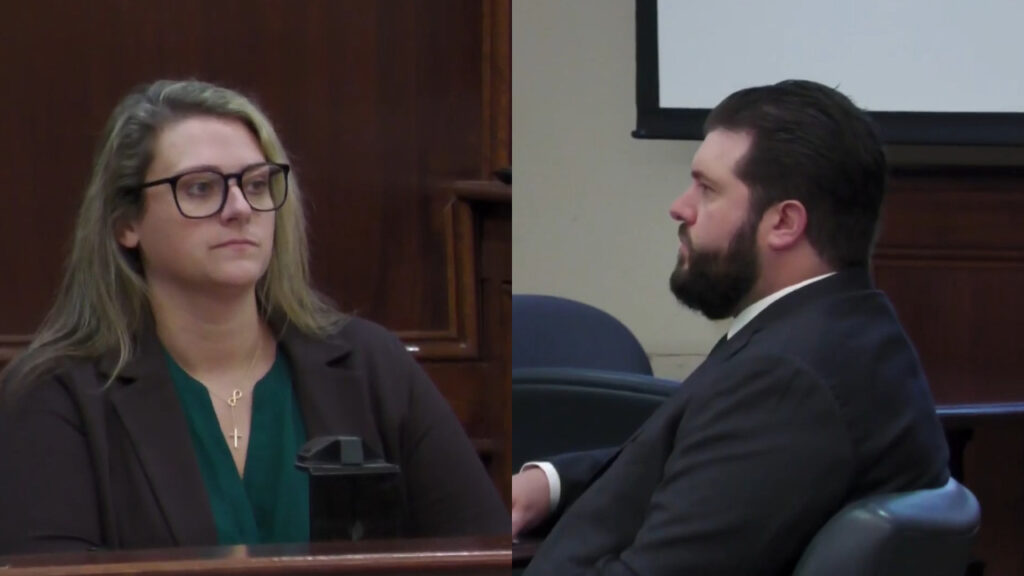 Paramedic's wife denies financial motive as husband stands trial for killing first wife, father-in-law